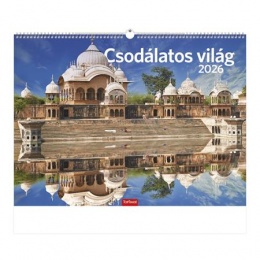 Naptár, fali, TOPTIMER, "Csodálatos világ"